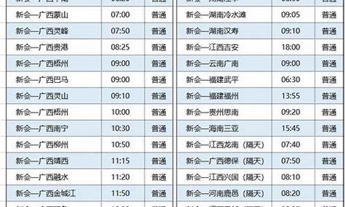 广州省汽车站时刻表_高明客运站到广州省汽车站时刻表